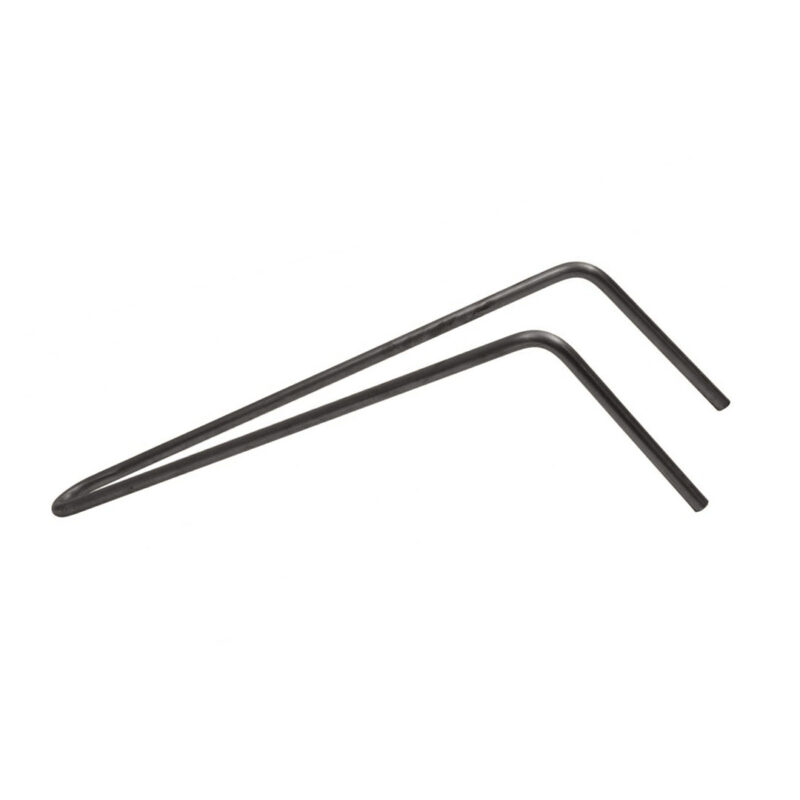 Pied Cinquantenaire acier brut 42cm
